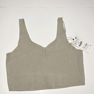 Zara tank crop top